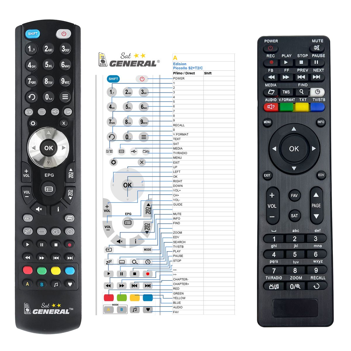EDISiON PICCOLLO H265, S2+T2/C -   


kompatibilis General márkájú távirányító