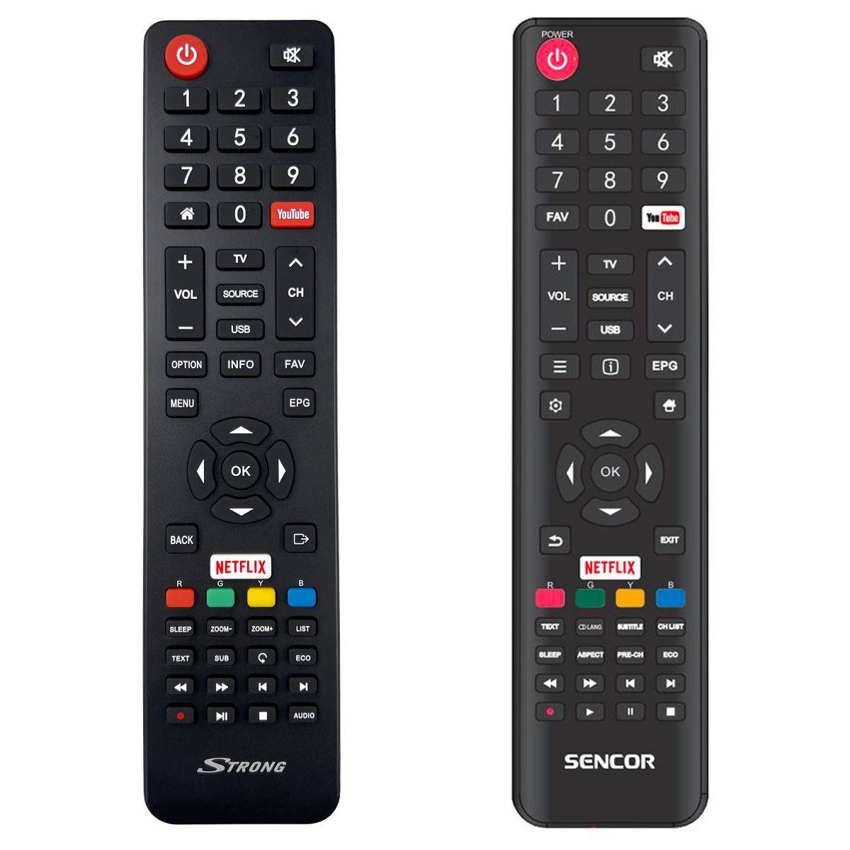 SENCOR SLE43FS600TCS, SLE43US600TCS, SLE49US600TCS, SLE55US600TCS - eredeti gyári távirányító