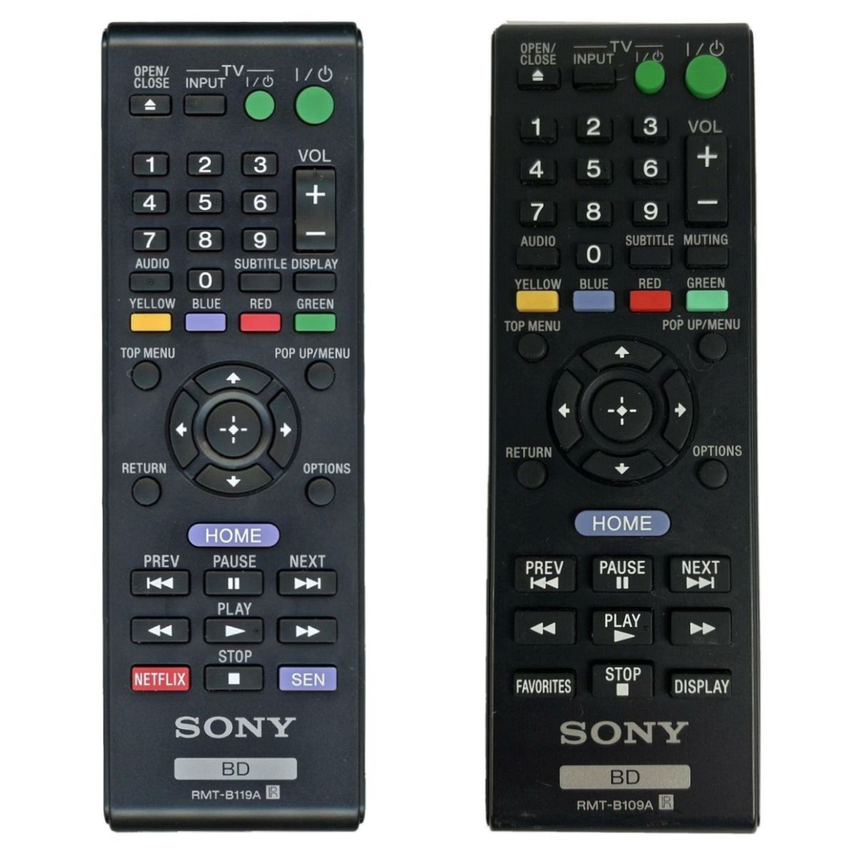 SONY RMT-B109A - eredeti gyári távirányító