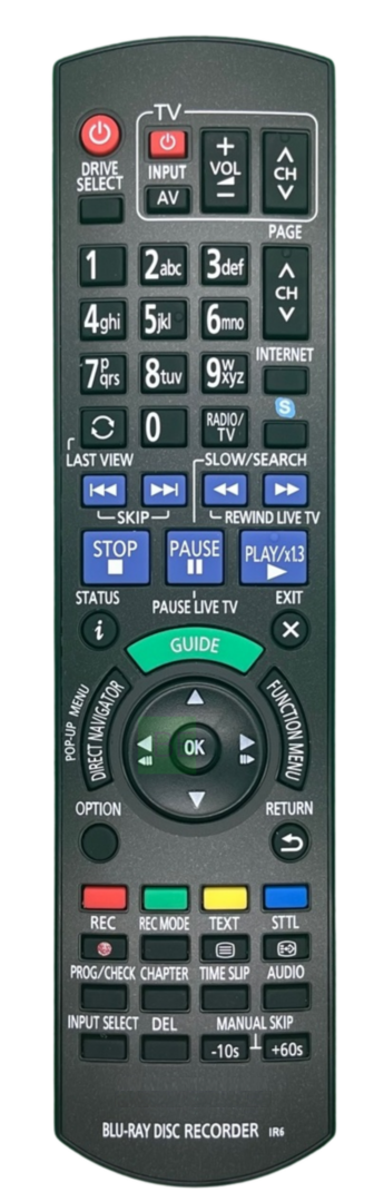 PANASONIC N2QAYB000759 - helyettesítő távirányító