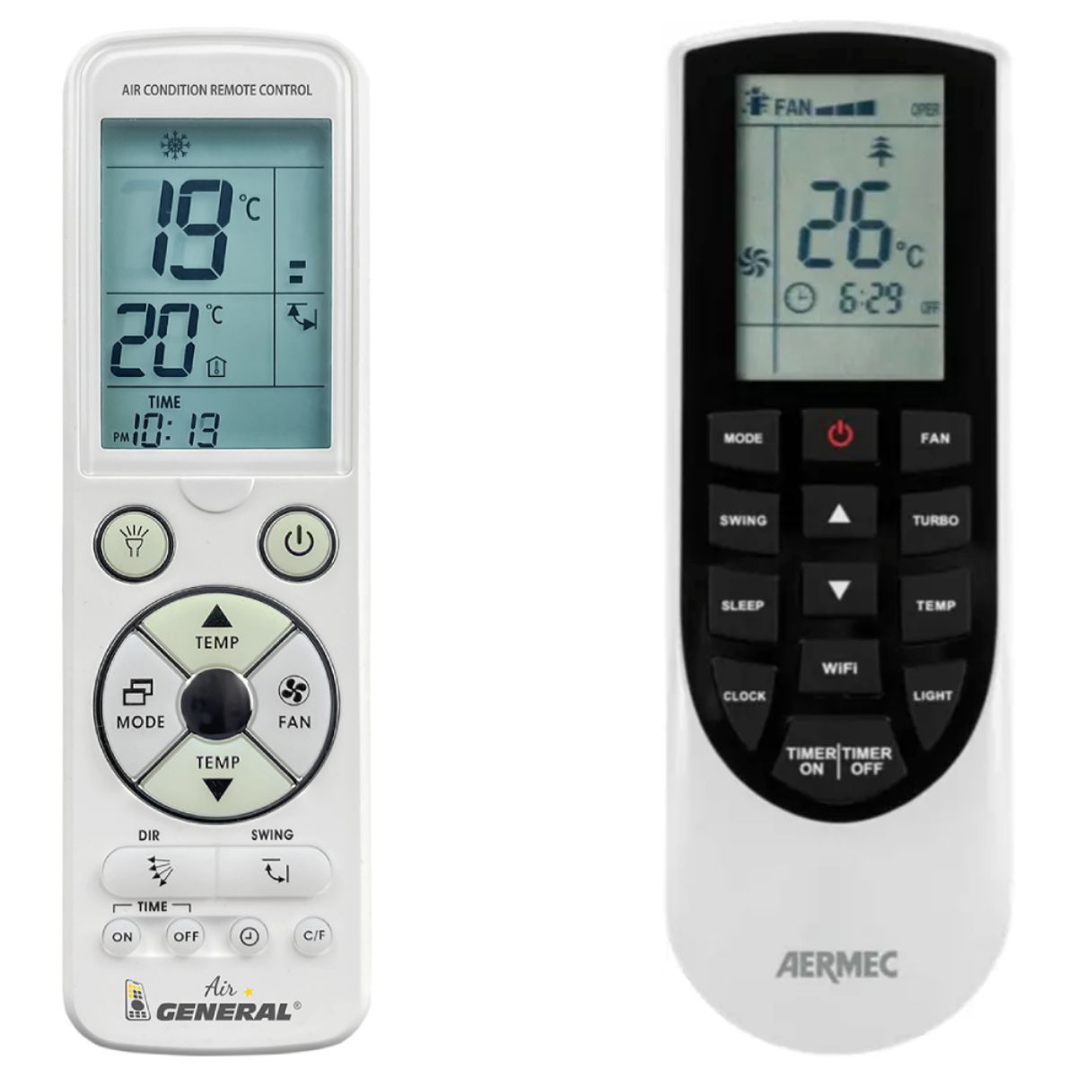 AERMEC SPG250W, SLG250W -   

luxus háttérvilágítású 
távirányító
