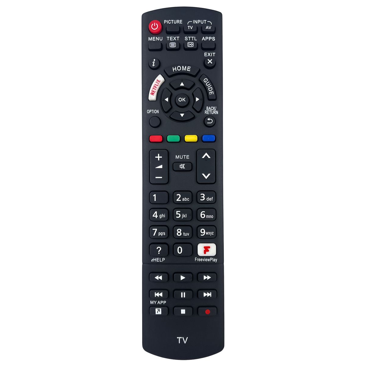 PANASONIC N2QAYB001212 - helyettesítő távirányító