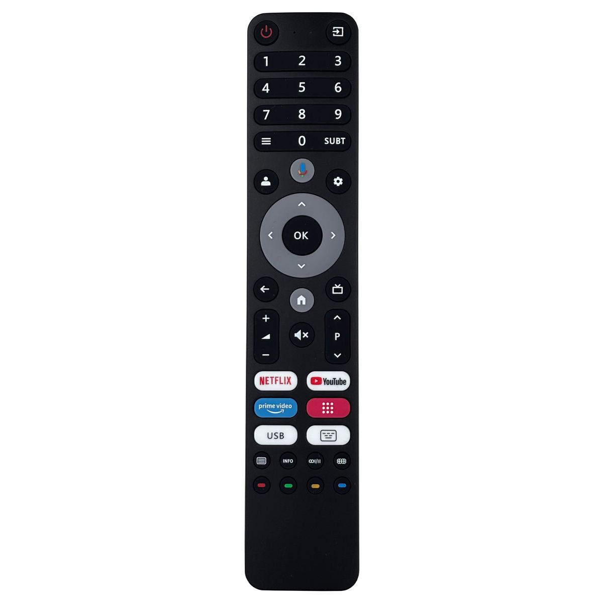 PEAQ PTV 32GF-5024C, PTV 65GQU-5024C - eredeti gyári távirányító hangvezérléssel