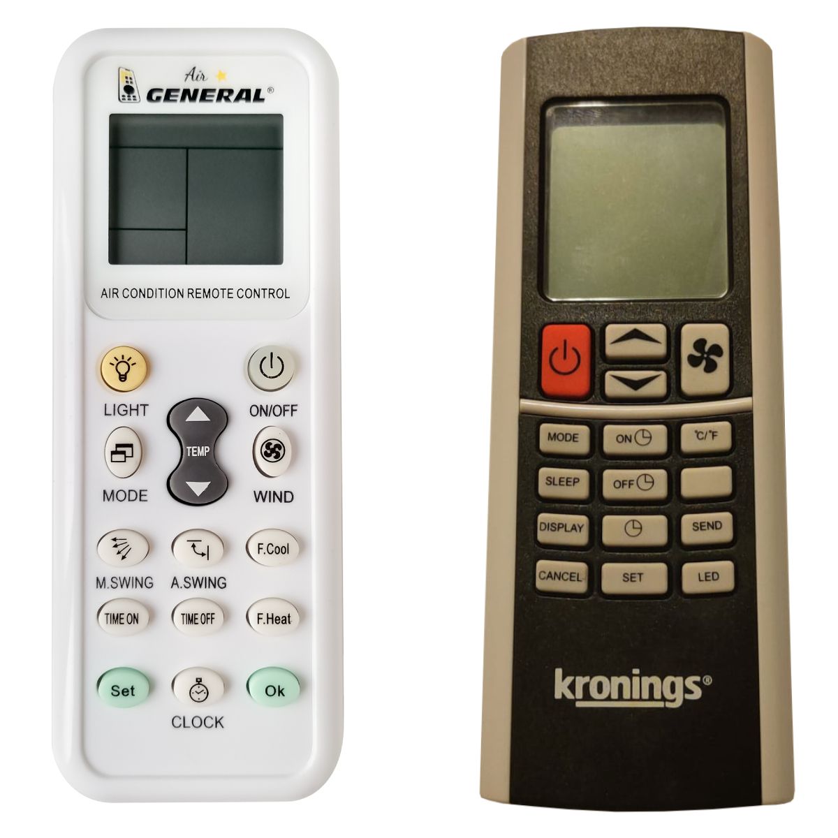 KRONINGS GP05, Nordic, K3600, K2400, A2000, CS0201 -   


kompatibilis General márkájú távirányító
