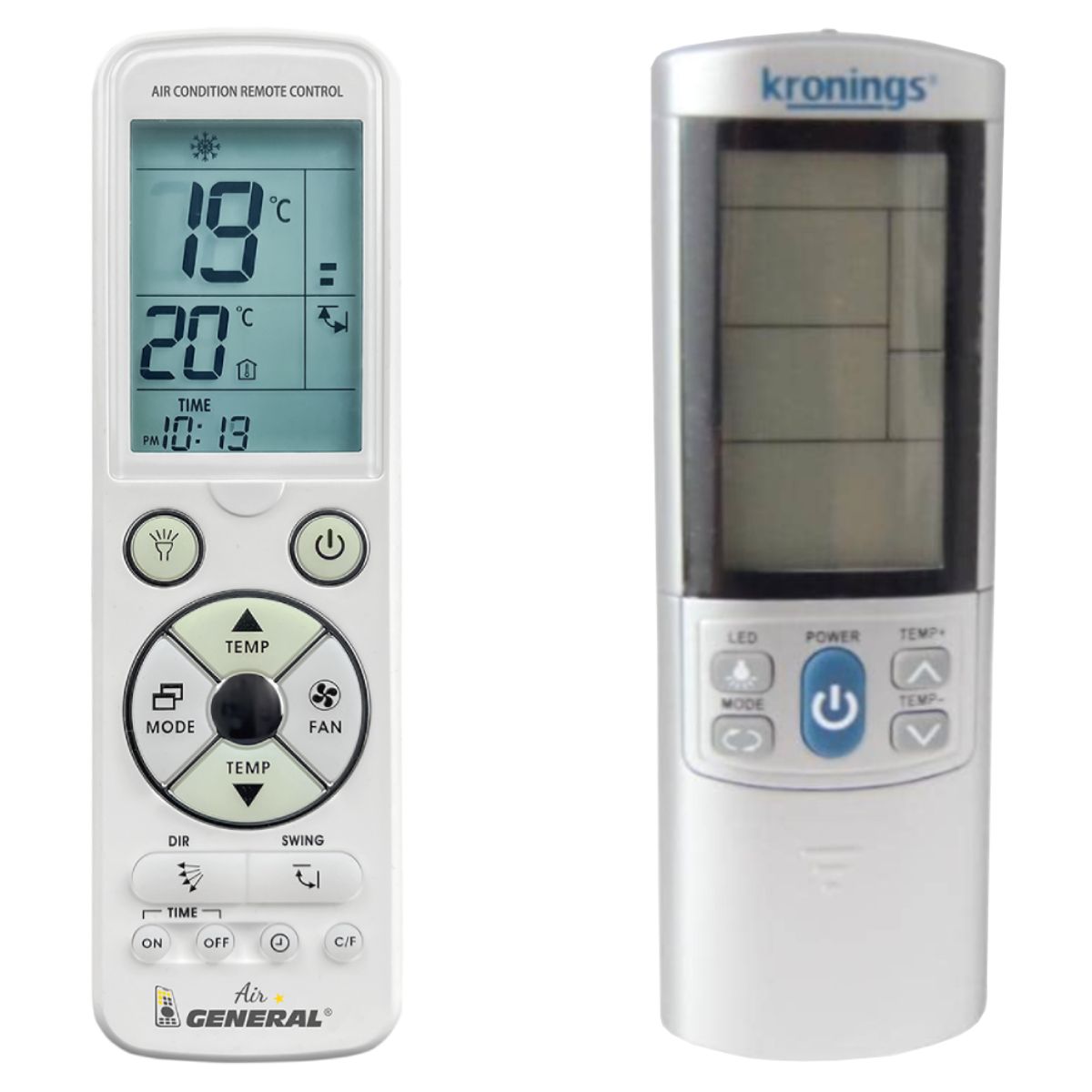 KRONINGS A2000, K2400, K3600, K3600-50 -   

luxus háttérvilágítású 
távirányító