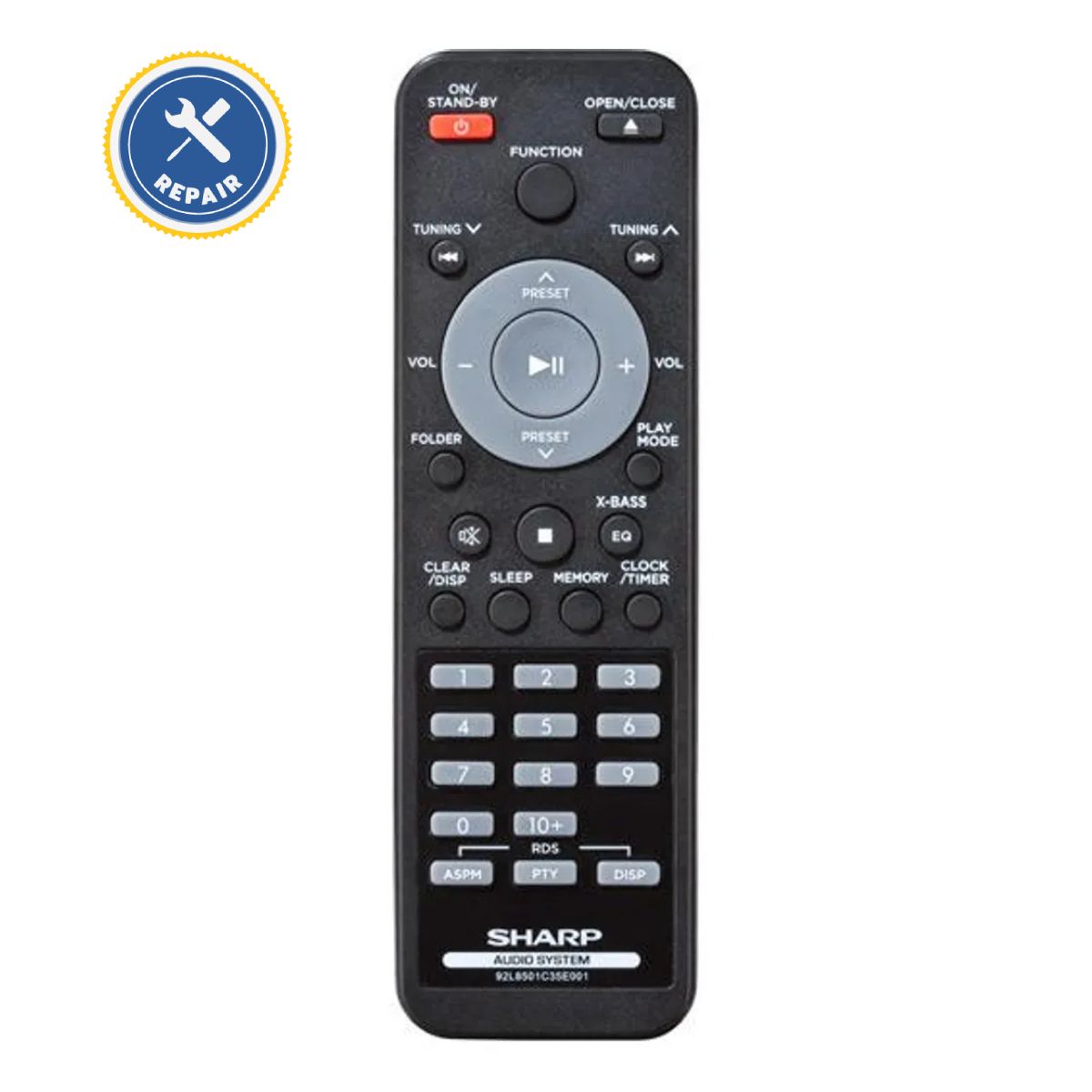 Távirányító javítása – SHARP XL-E12H