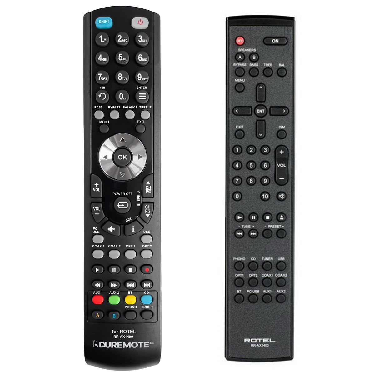 ROTEL RR-AX1400 - távirányító duplikátum