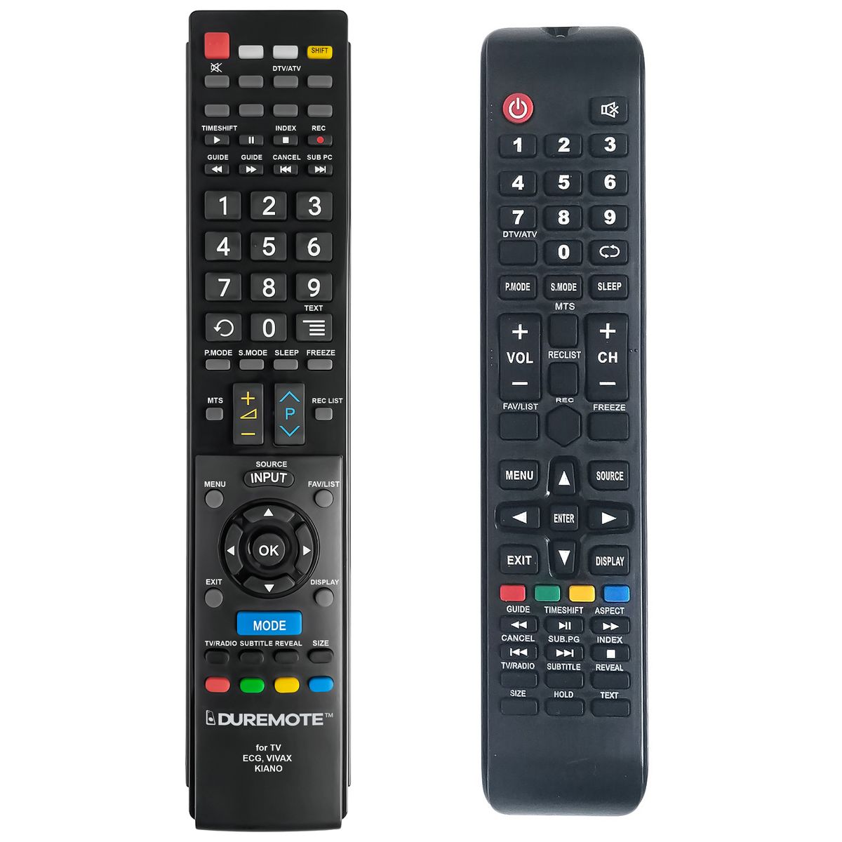 KIANO SlimTV 19, SlimTV 22, SlimTV 40, SlimTV 50 - távirányító duplikátum