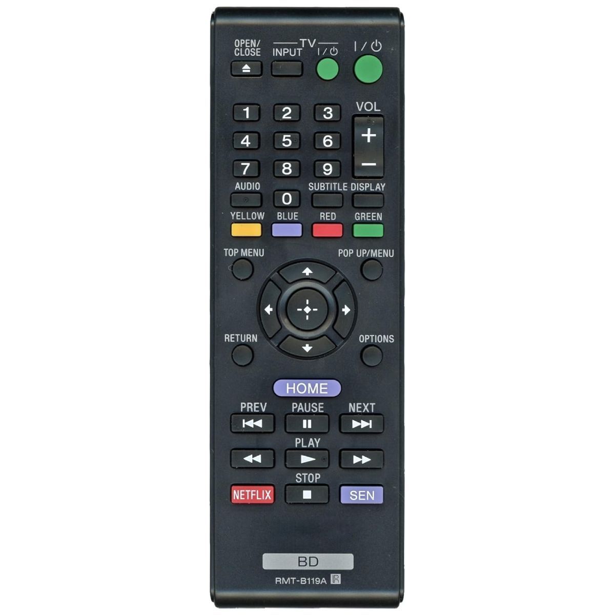 SONY RMT-B119A - helyettesítő távirányító