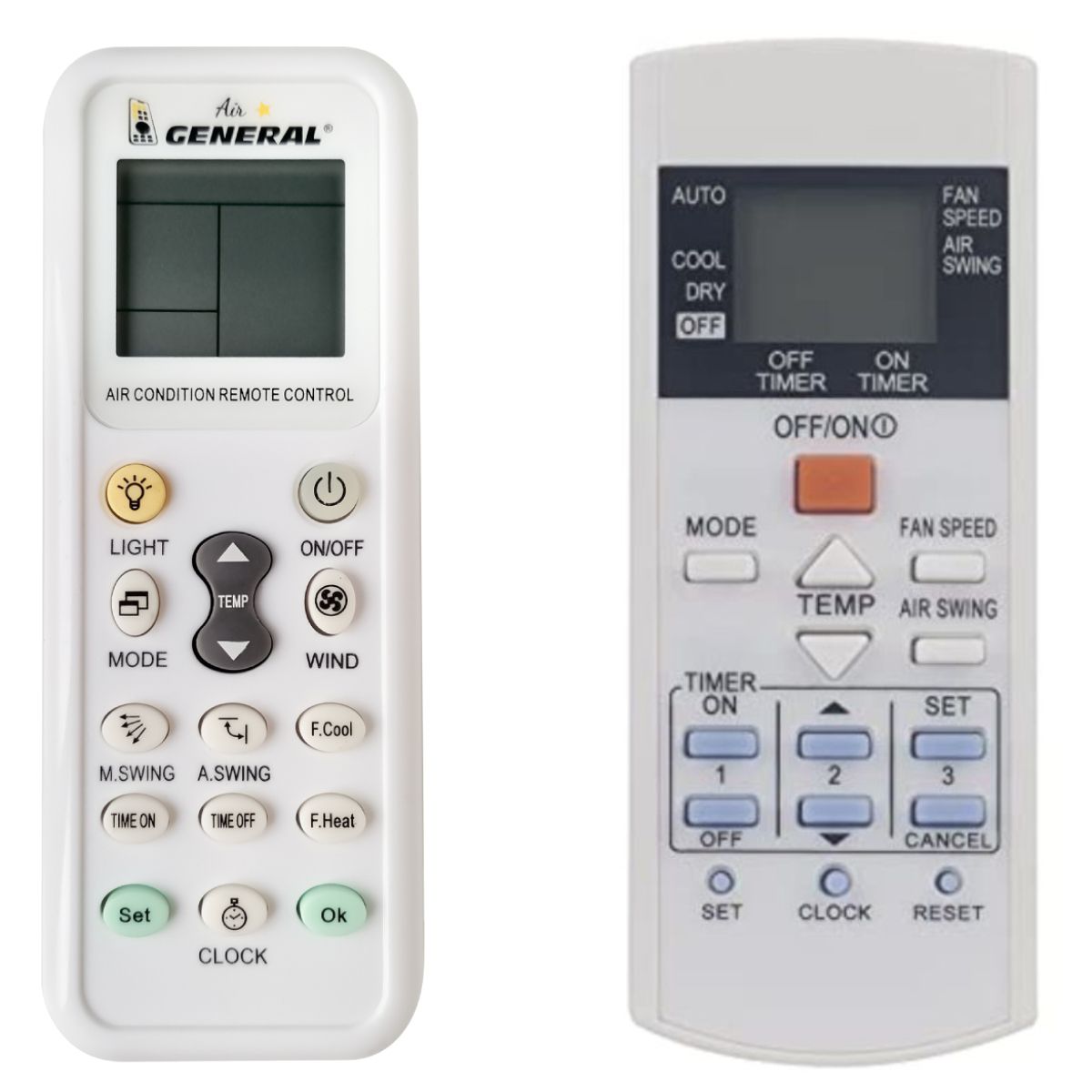 PANASONIC CS-PS9PKV, CS-PS12PKV, CS-PS18PKV, CS-PS24PKV, CS-UE12RKE, CS-YS9MKV-7, CS-YS12MKV-7, CS-YS18MKV-7 -   


kompatibilis General márkájú távirányító