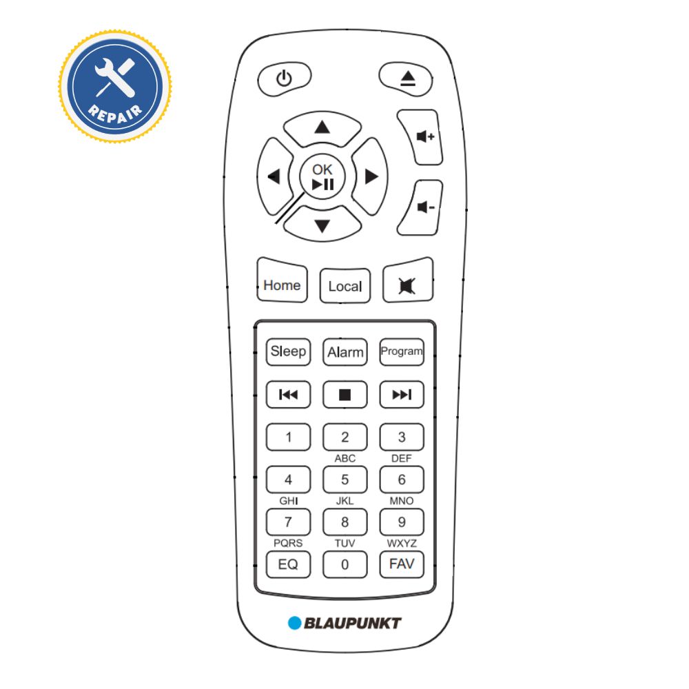 Távirányító javítása – Blaupunkt MCD 20, Denver MIR-270