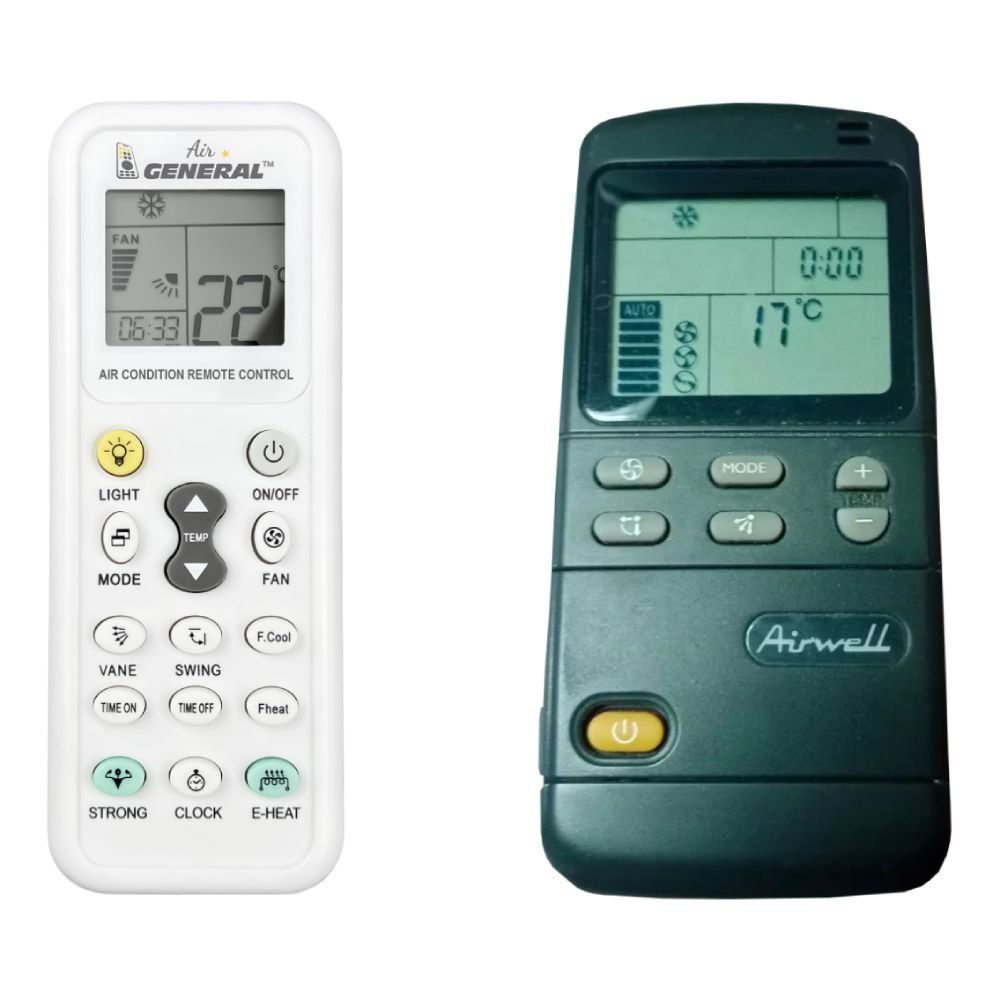 AIRWELL RC P/N 436600, P/N 436601 -   


kompatibilis General márkájú távirányító