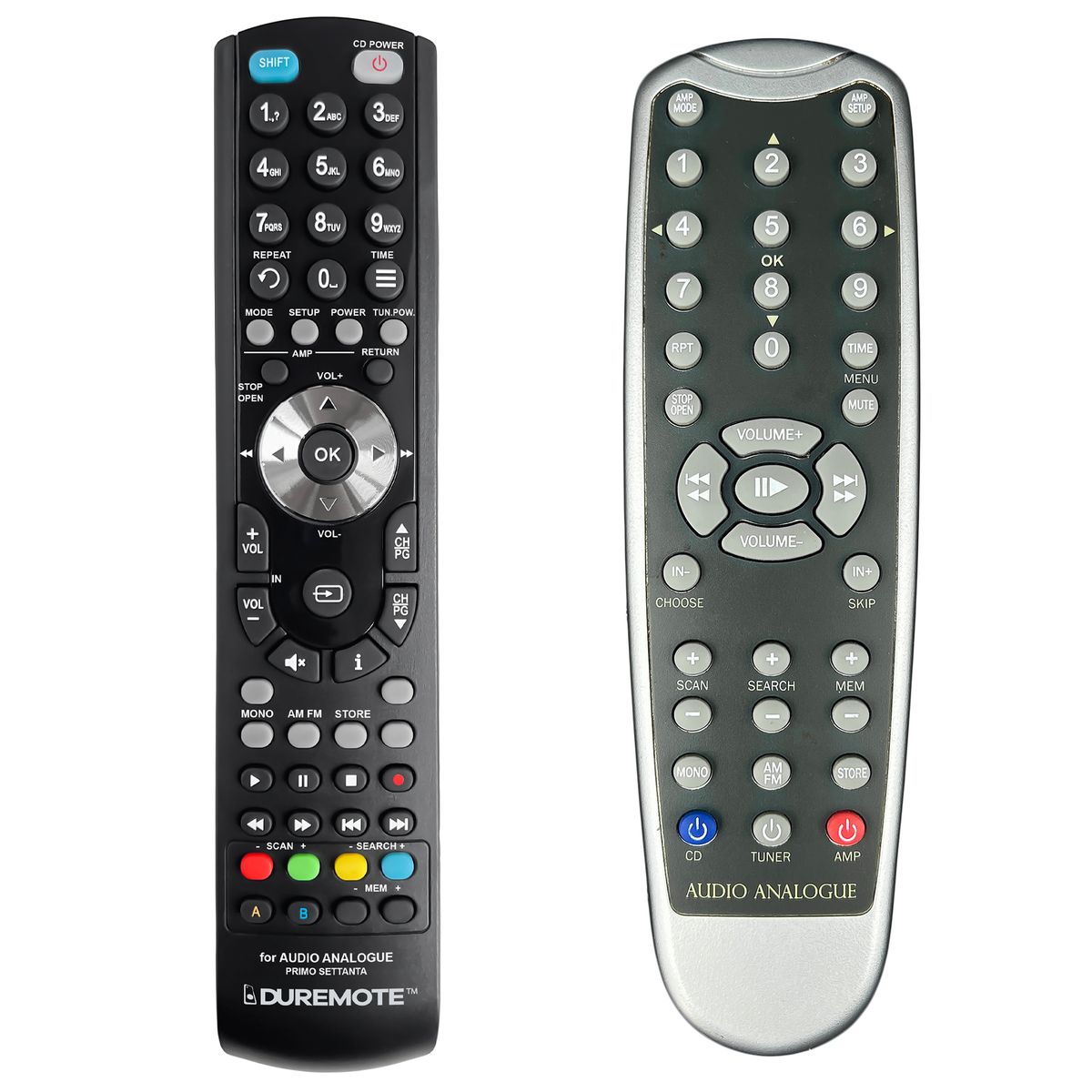 AUDIO ANALOGUE Primo Settanta, Crescendo - távirányító duplikátum