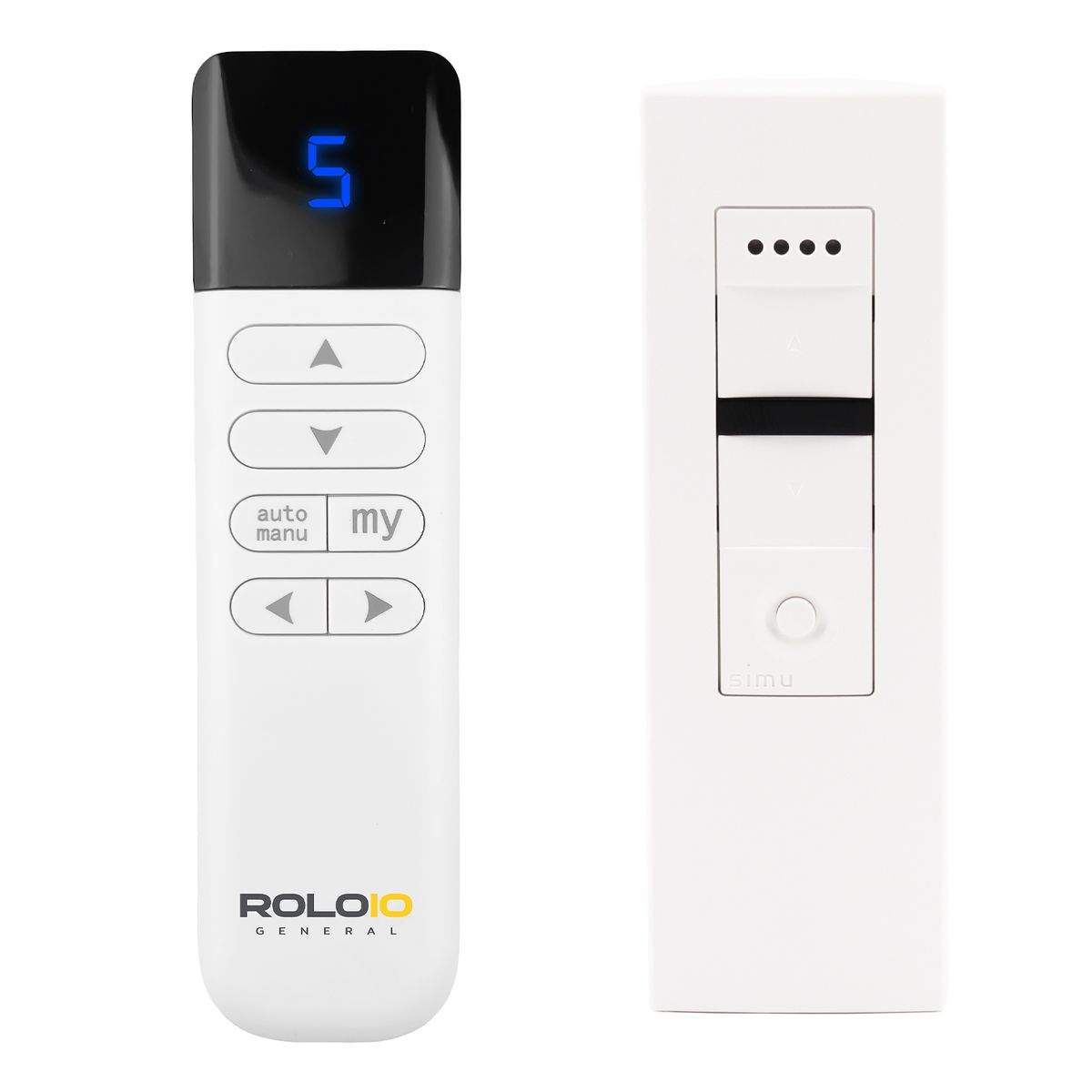 SIMU BHz 5ch, 2009202  - kompatibilis távirányító     868 MHz, 5-csatorna  ROLO