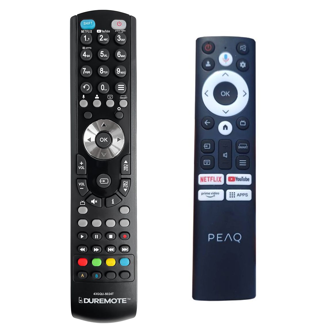 PEAQ PTV 43GQU-5024T - távirányító duplikátum