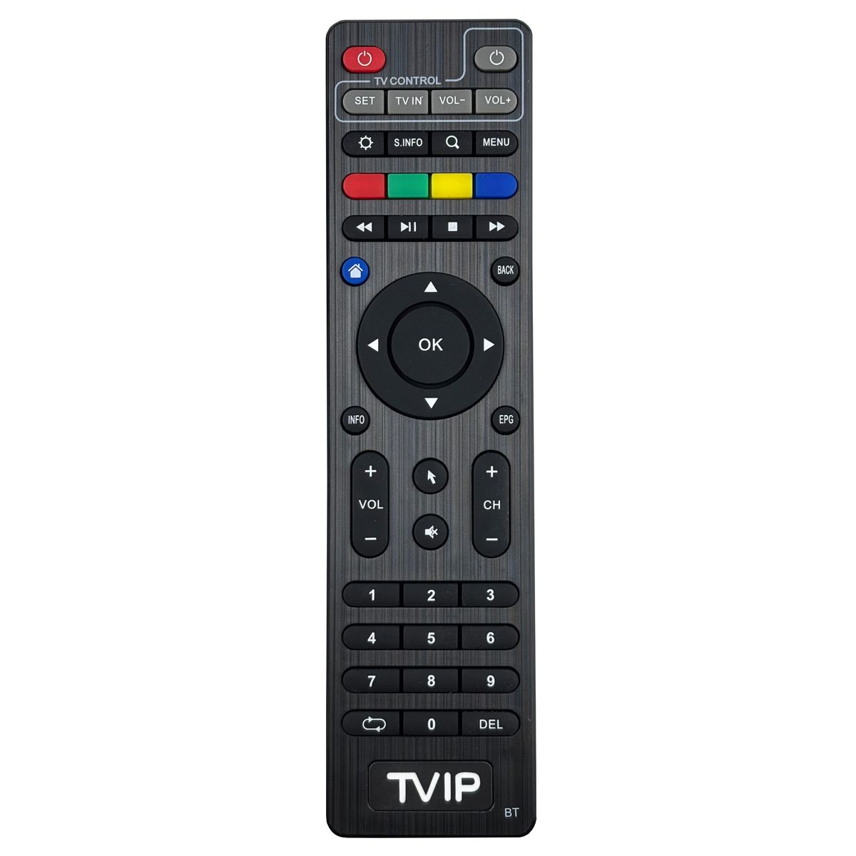 TVIP S-BOX BT, Bluetooth, v.300, V410, V412, V415, V415.se, V530, V600, V605,  - eredeti gyári távirányító