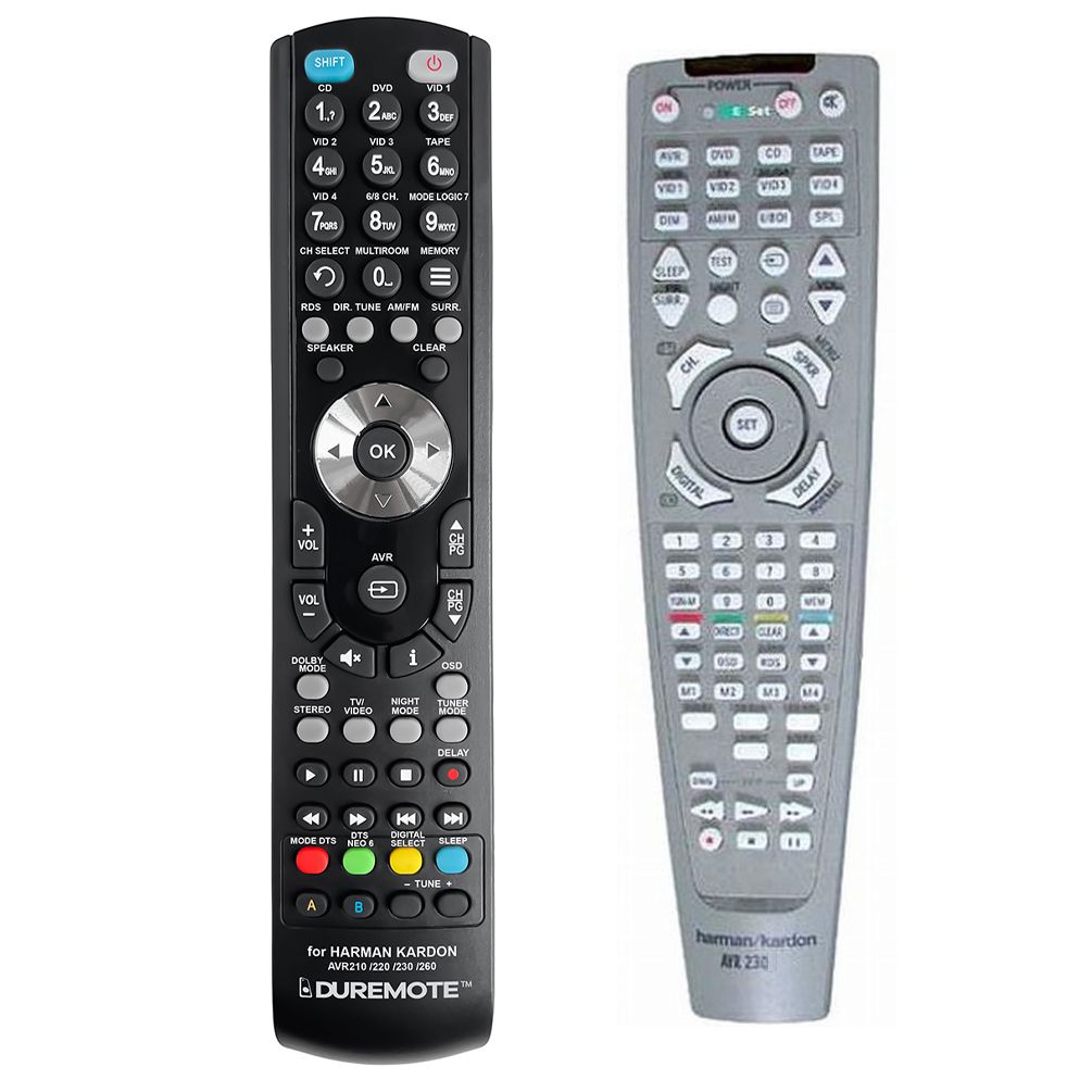 HARMAN KARDON AVR-139, AVR-141, AVR-142, AVR-146, AVR-210, AVR-220, AVR-230, AVR-235, AVR-240 - távirányító duplikátum