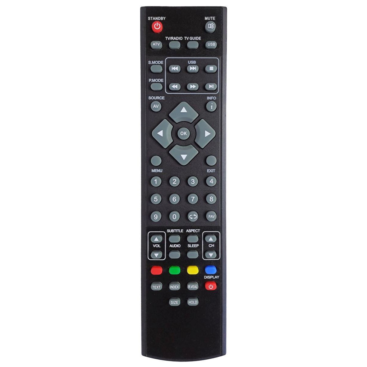 TECHNIKA LCD-DVD-USB - eredeti gyári távirányító