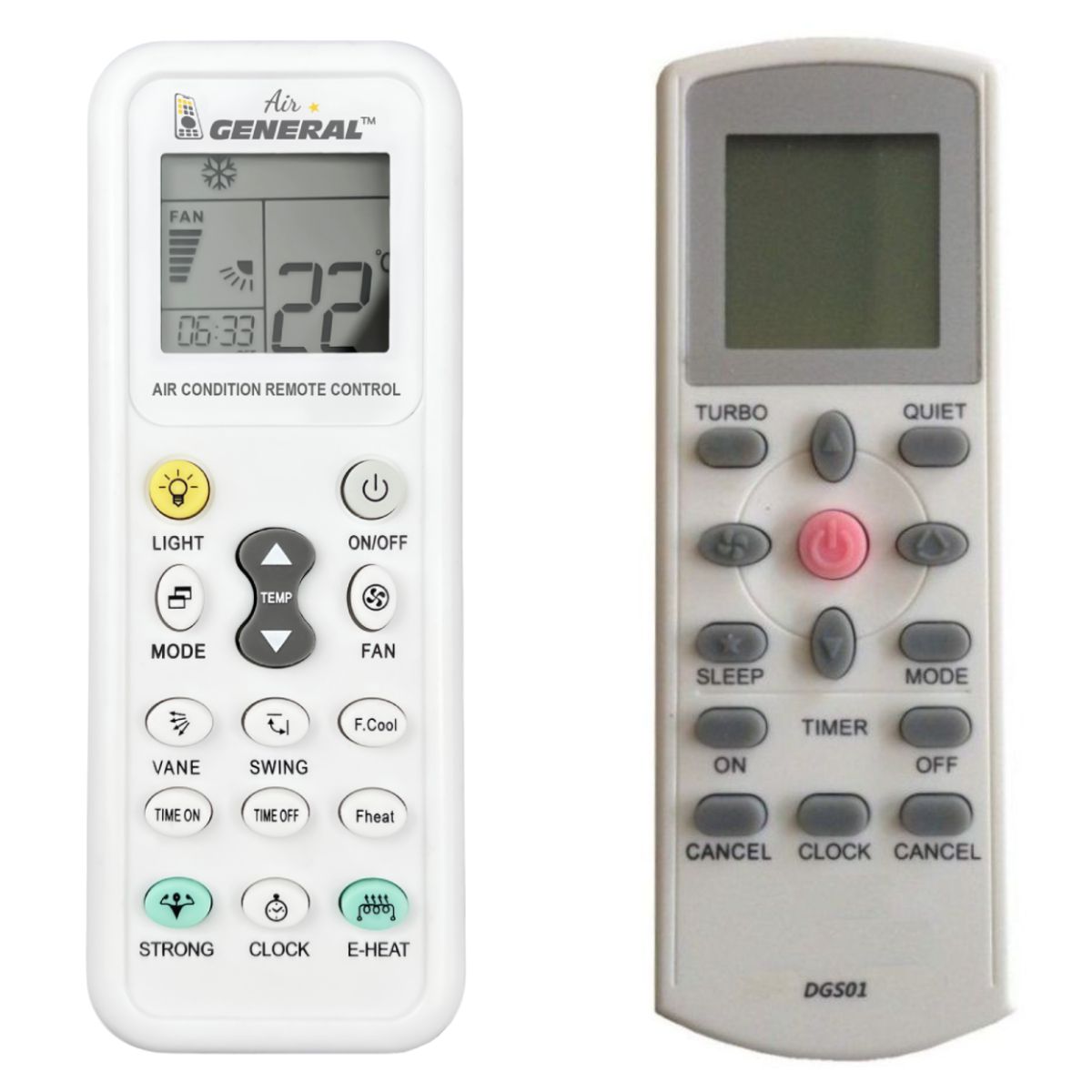 ACSON DGS01 -   


kompatibilis General márkájú távirányító