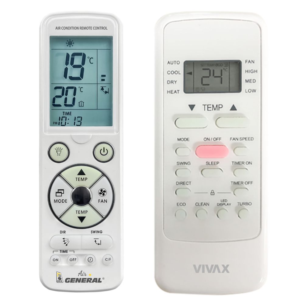 VIVAX ACP-12PT35AEH, ACP-12CH35AEF, ACP-09CH25AEF, ACP-09PT25AEF -   

luxus háttérvilágítású 
távirányító