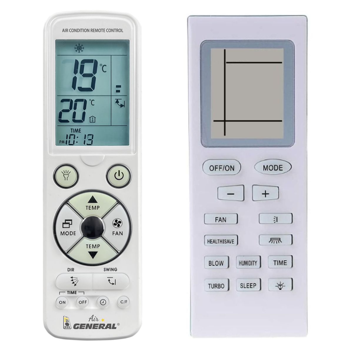 ANSONIC YB0F2, YB1B4 -   

luxus háttérvilágítású 
távirányító