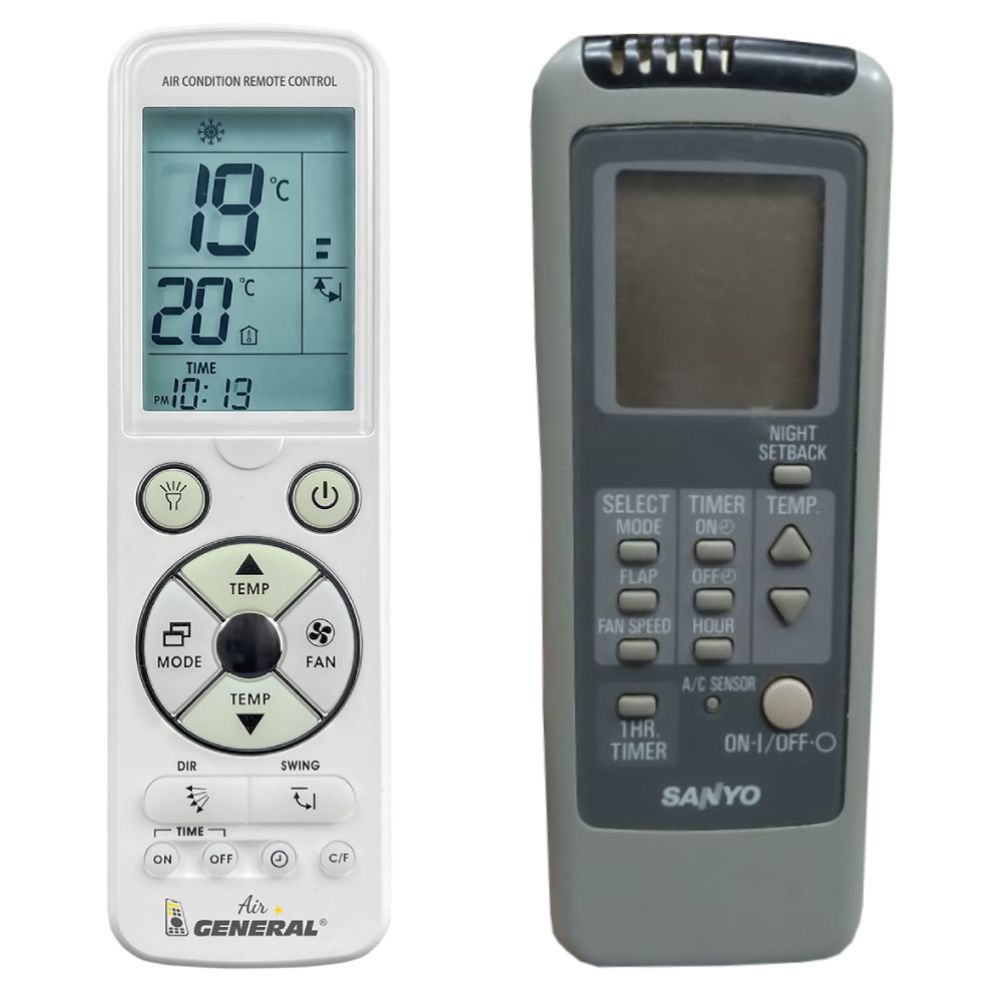 SANYO RCS-3S1, SAP-K97GHS5A/E -   

luxus háttérvilágítású 
távirányító