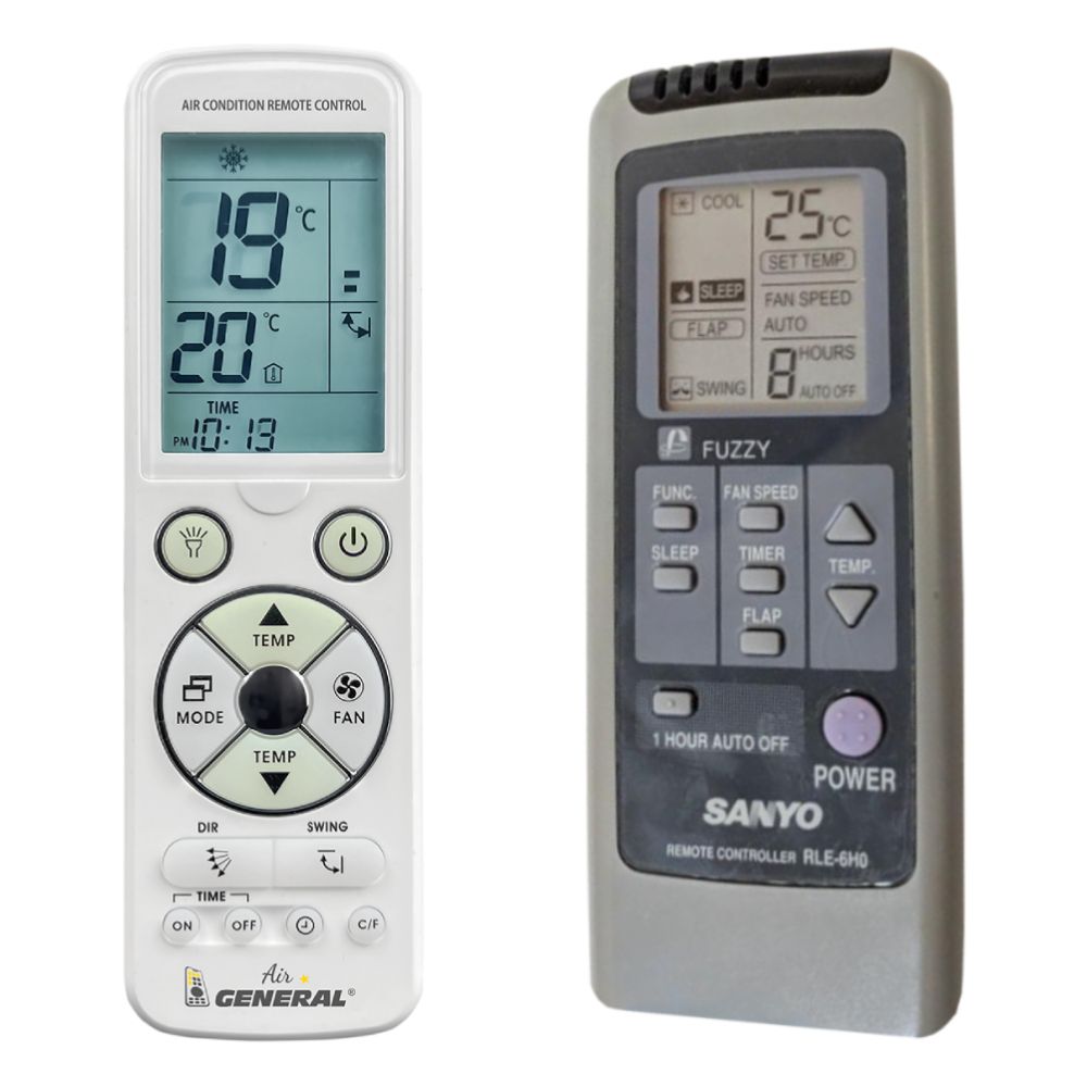 SANYO RLE-6H0, RL-8F0, SAC-88S -   

luxus háttérvilágítású 
távirányító