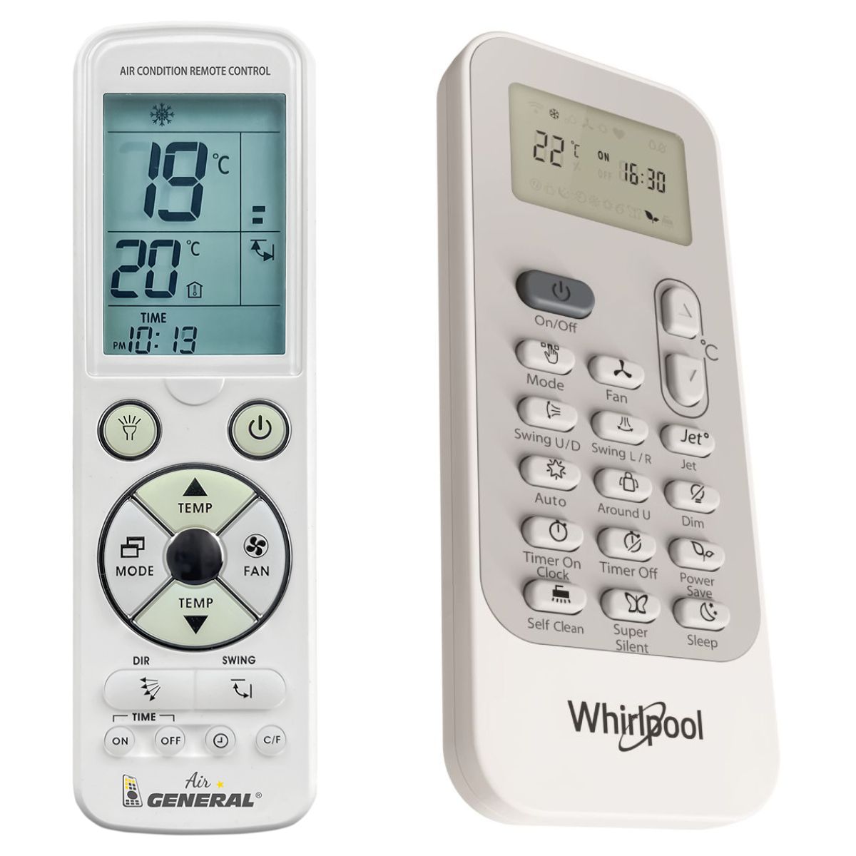 WHIRLPOOL DG11J1-3A, SPIW309L, SPICR312W, SPIW318A2WF -   

luxus háttérvilágítású 
távirányító