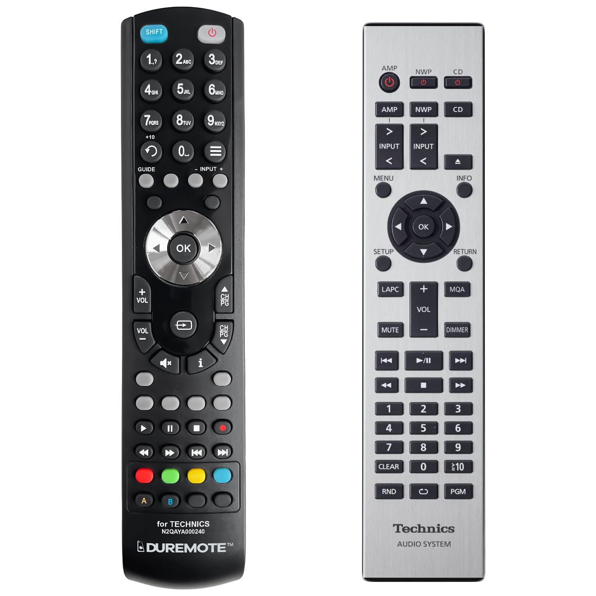 TECHNICS N2QAYA000240 - távirányító duplikátum
