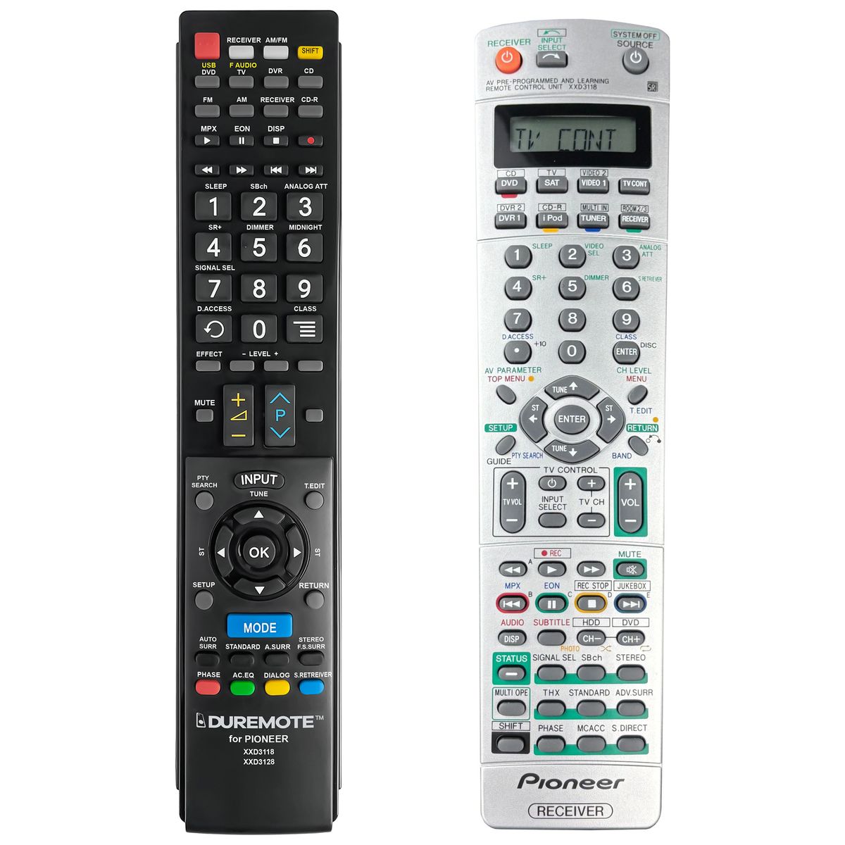 PIONEER XXD3118 - távirányító duplikátum