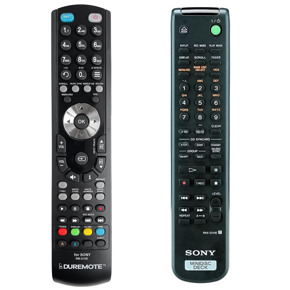 SONY RM-D10E - távirányító duplikátum