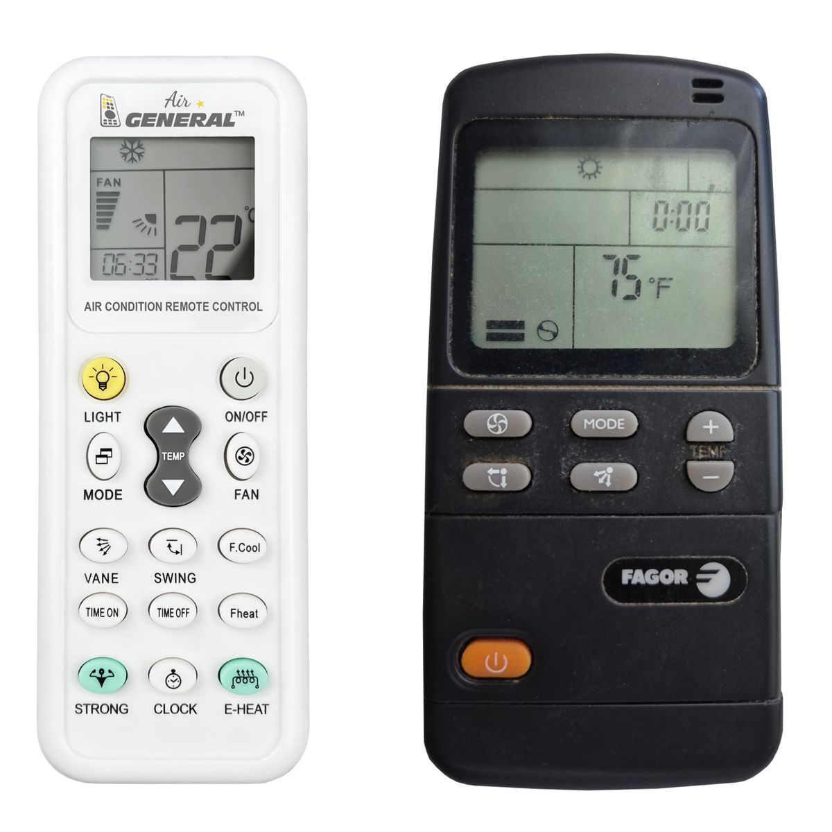 FAGOR RC P/N 436600 -   


kompatibilis General márkájú távirányító