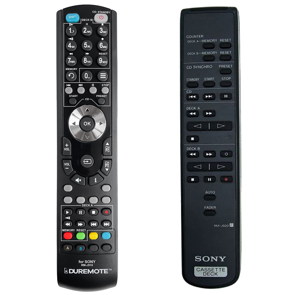 SONY RM-J910, RM-J920 - távirányító duplikátum
