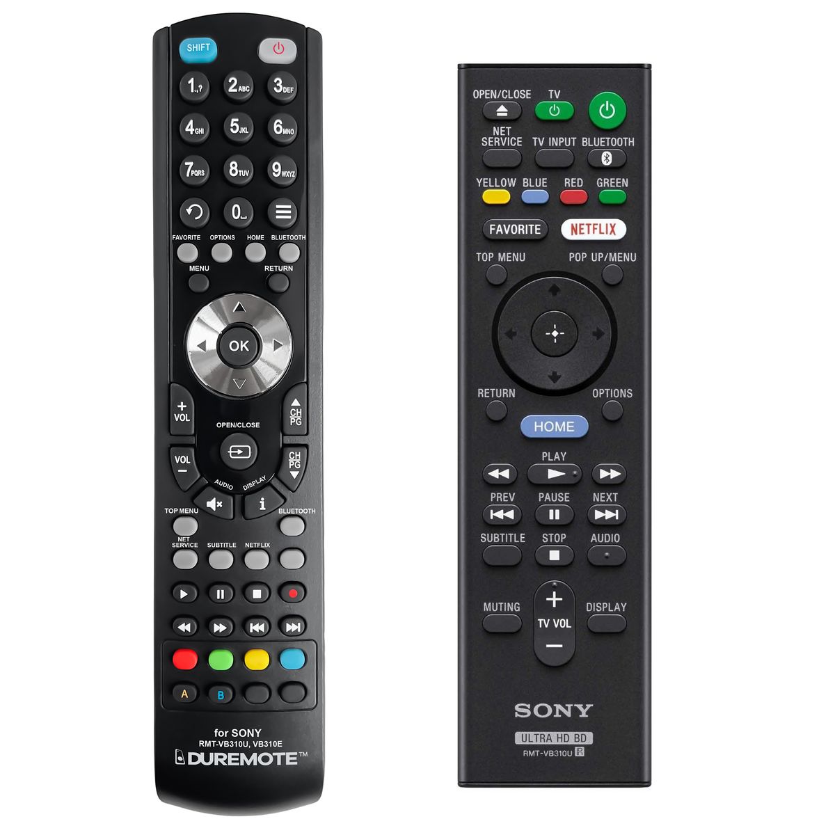 SONY RMT-VB310U, UBP-X800, UBP-X800M2, UBPX800 - távirányító duplikátum