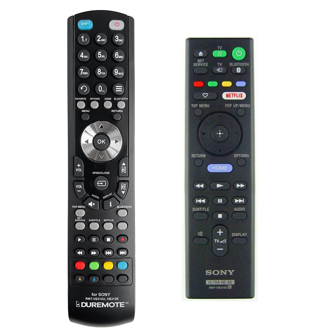 SONY RMT-VB310E, UBP-X800, UBP-X800M2, UBPX800 - távirányító duplikátum