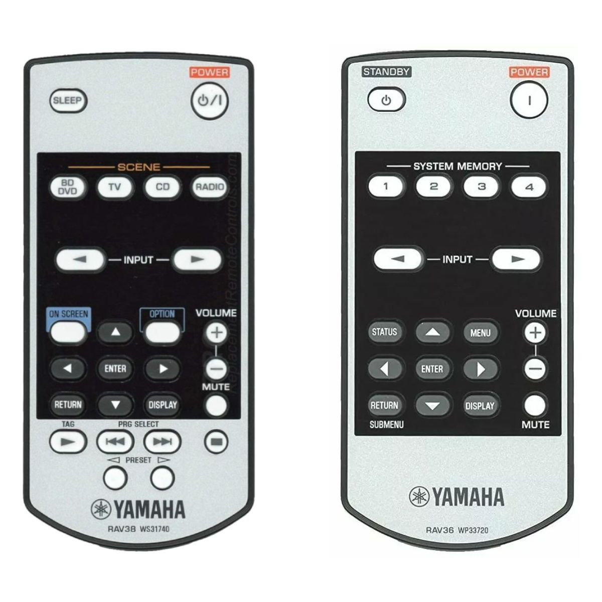 YAMAHA RAV36, WP33720 - eredeti gyári távirányító