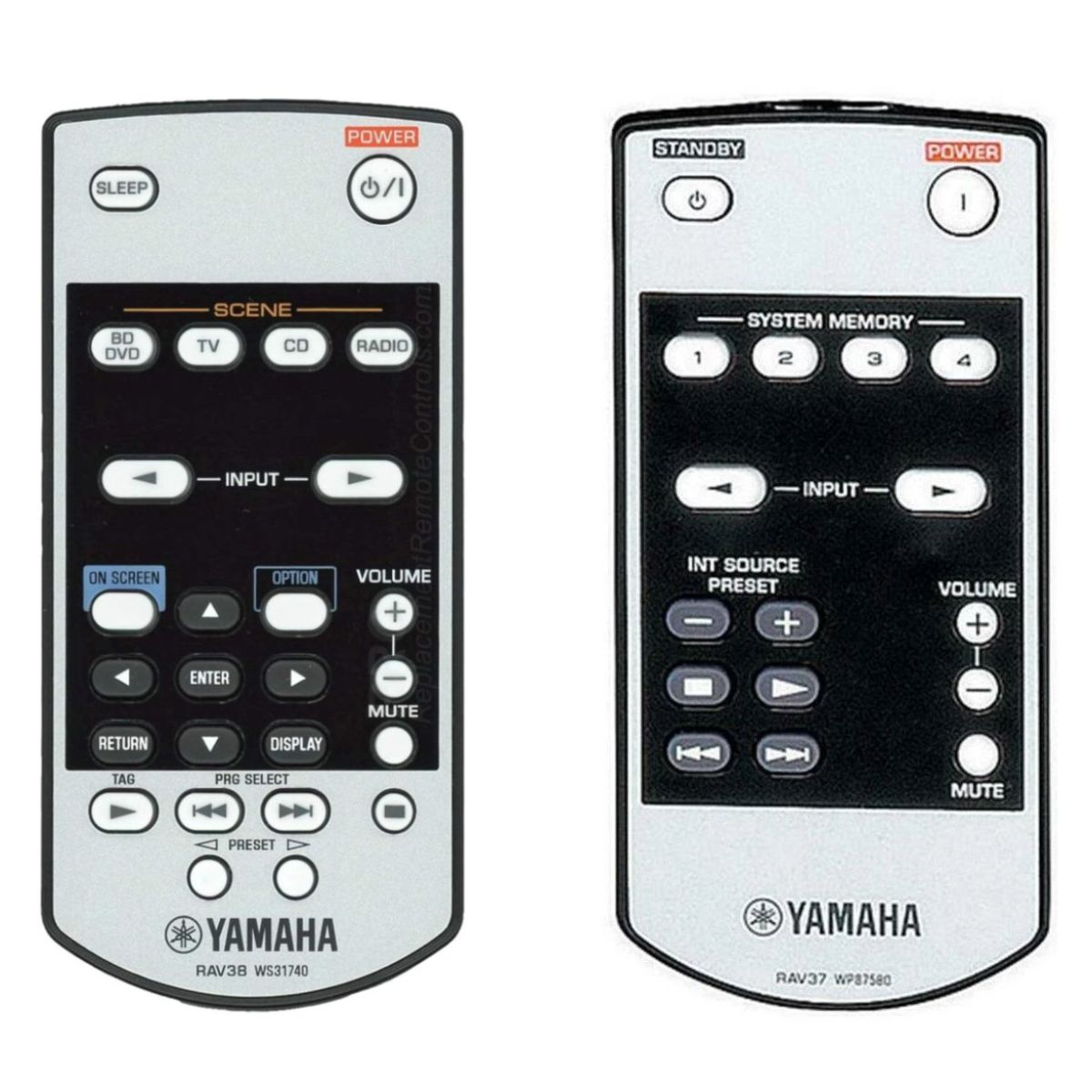 YAMAHA RAV37, WP87580 - eredeti gyári távirányító