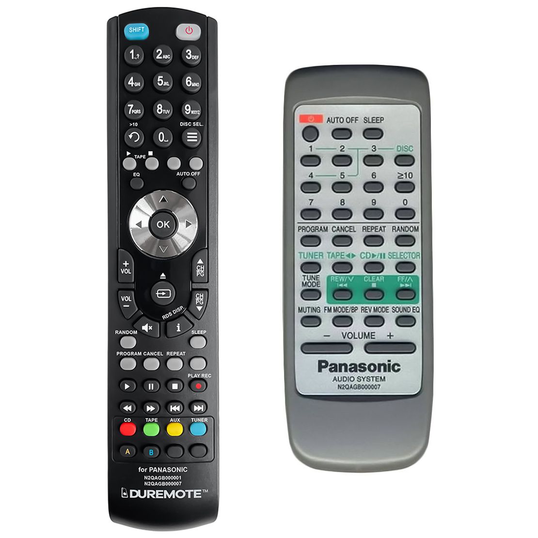 PANASONIC N2QAGB000007 - távirányító duplikátum