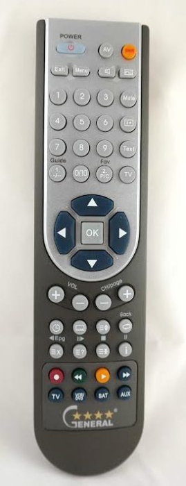 GENERAL* Remote control programmed ON-DEMAND
