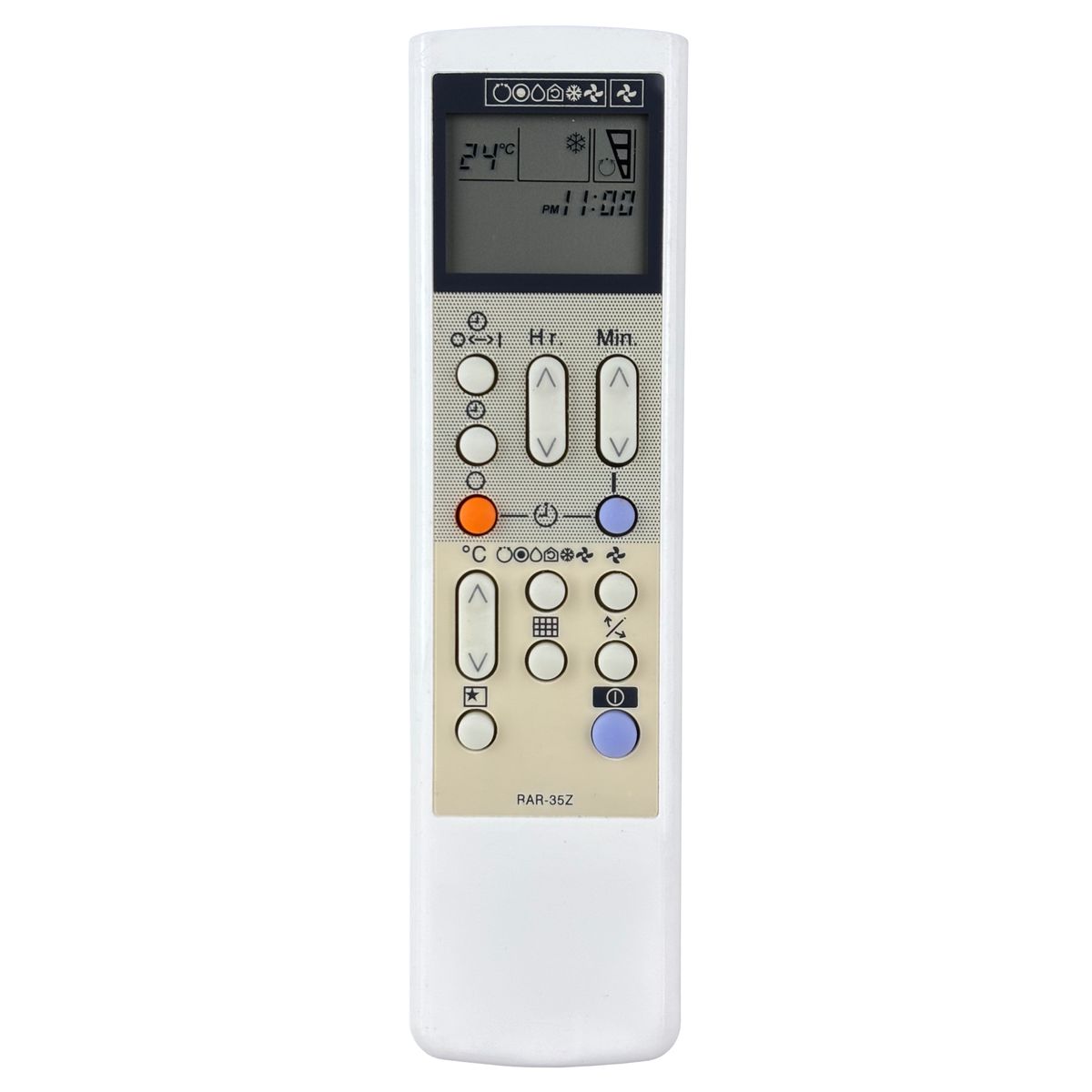 HITACHI RAR-21Z, RAR-22Z, RAR-24Z, RAR-35Z - helyettesítő távirányító