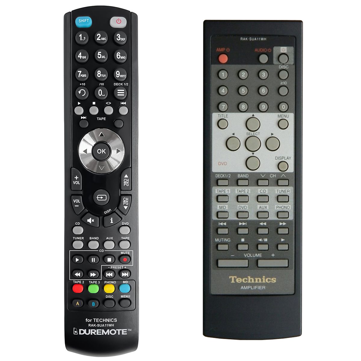 TECHNICS RAK-SUA11WH, RAK-SUA02WH - távirányító duplikátum