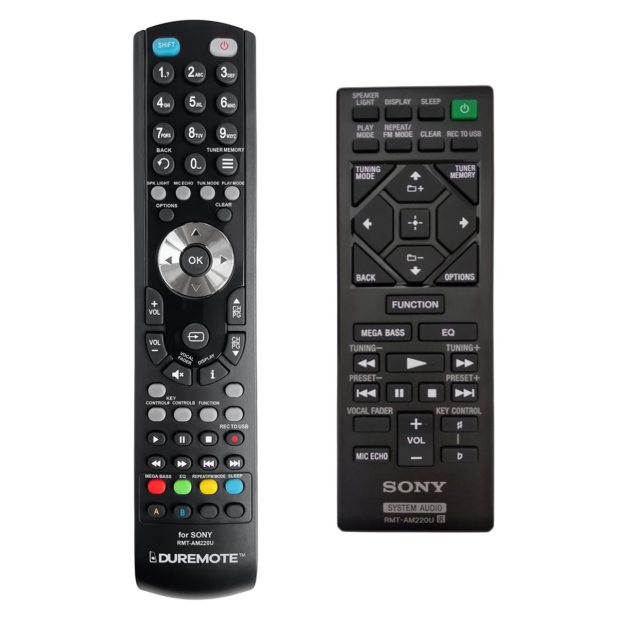 SONY RMT-AM220U - távirányító duplikátum