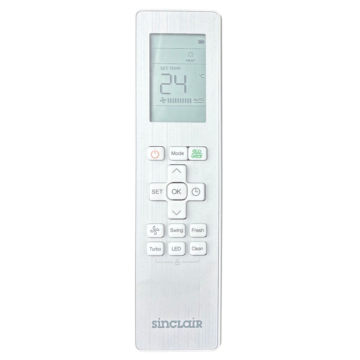SINCLAIR RG10A1(F2S)/BGEF - eredeti gyári távirányító