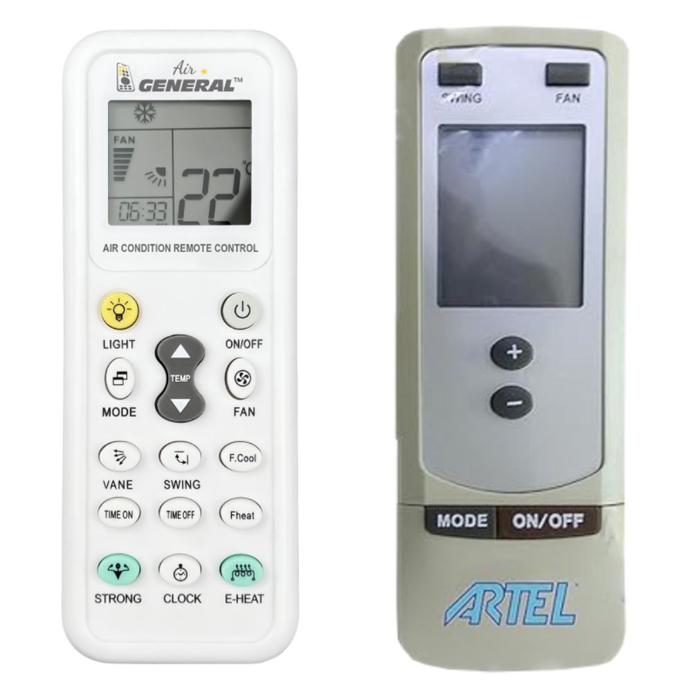 ARTEL clima&depura, RDMI9RN4(A) -   


kompatibilis General márkájú távirányító
