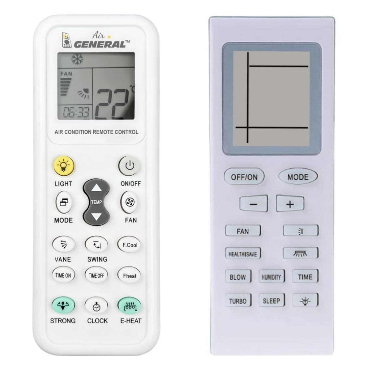 AYRTON AYM-07P, AYM-12P -   


kompatibilis General márkájú távirányító