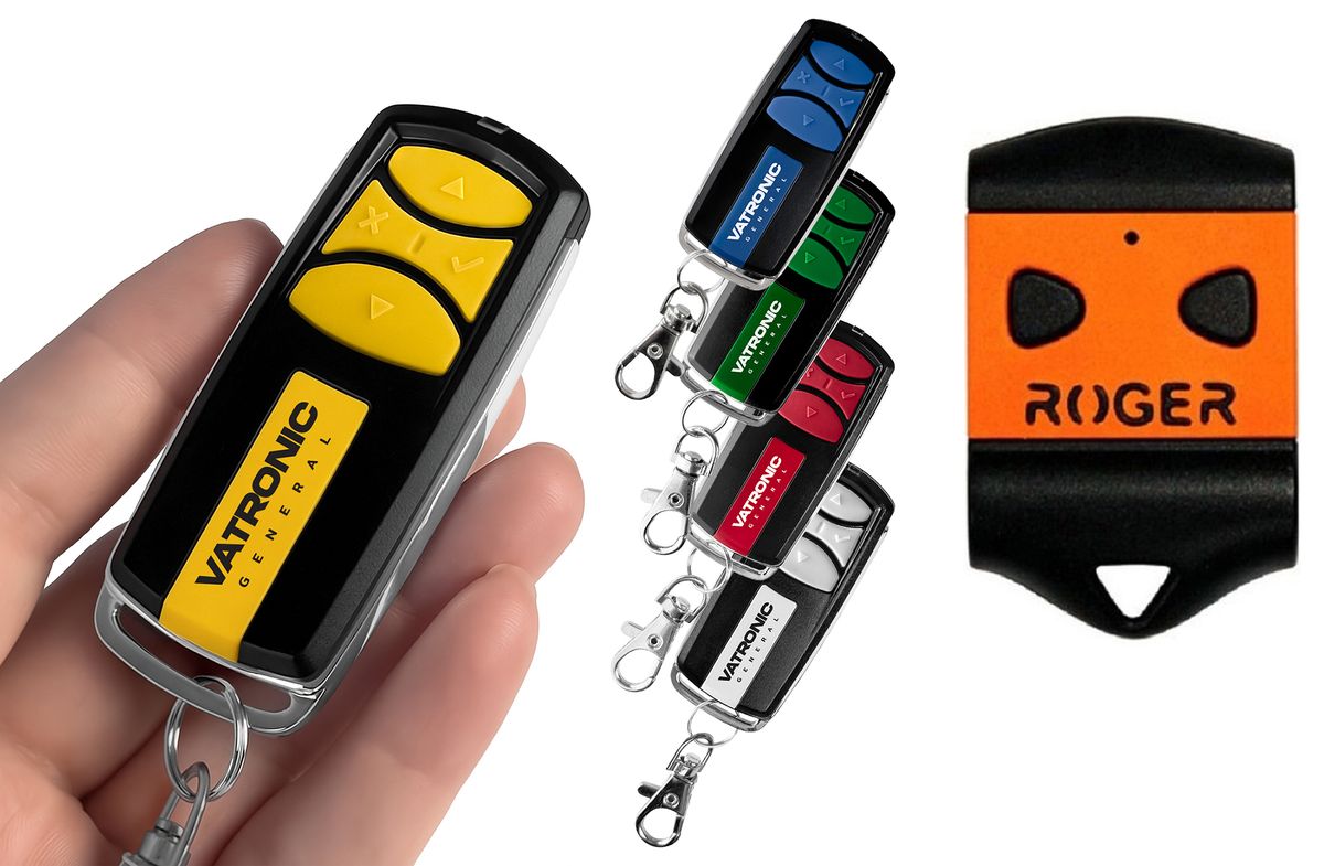 ROGER H80 TX22 - Luxus fém 4 csatornás távirányító VATRONIC