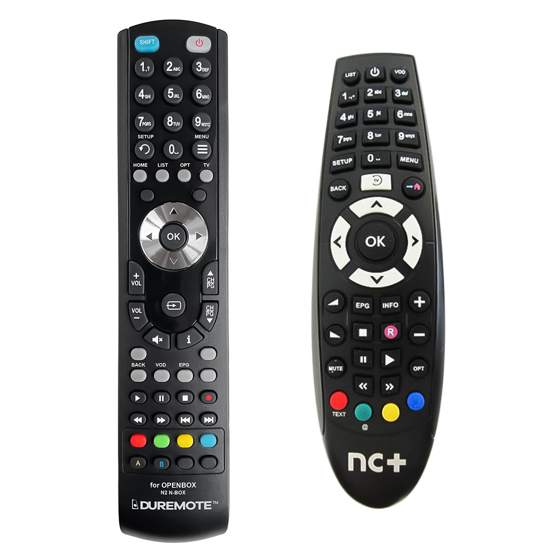 OPENBOX N2 N-BOX, N-BOX ITI5800 S (NC+), BOX+, MEDIABOX,  TURBOBOX - távirányító duplikátum