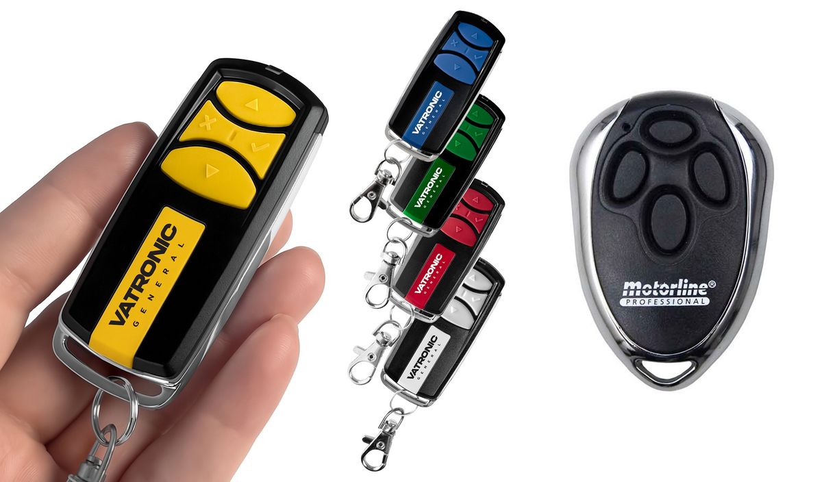 MOTORLINE MX4SP RCM - Luxus fém 4 csatornás távirányító VATRONIC