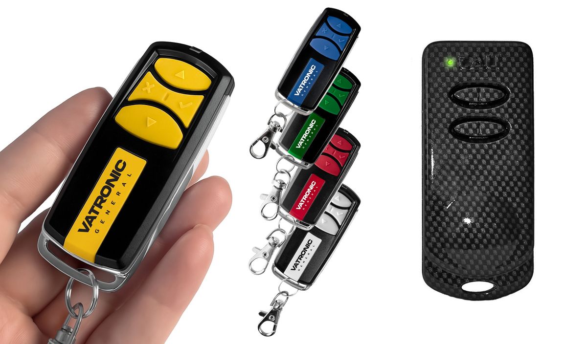 TAU 250K-SLIM 2 RP - Luxus fém 4 csatornás távirányító VATRONIC