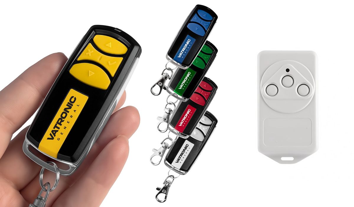 PROTECO TX 4334 - Luxus fém 4 csatornás távirányító VATRONIC